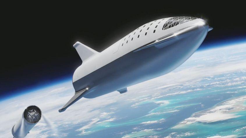 Starship este racheta cu care Elon Musk poate reduce masiv costurile drumurilor între Terra și Lună, apoi chiar spre Marte. Sursa foto: SpaceX