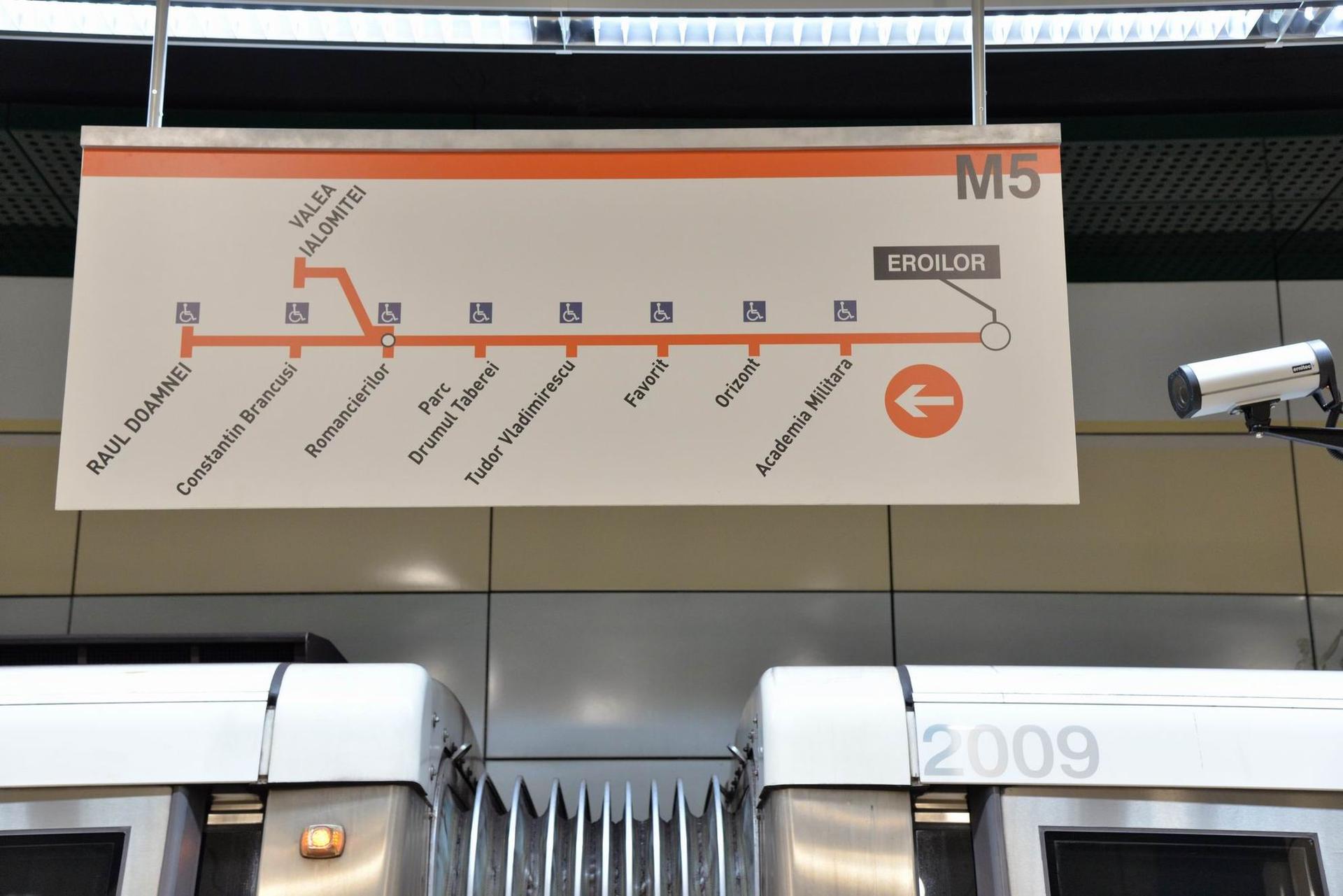 Inaugurarea noii magistrale de metrou M5 Eroilor - Drumul Taberei. Foto Lucian Muntean
