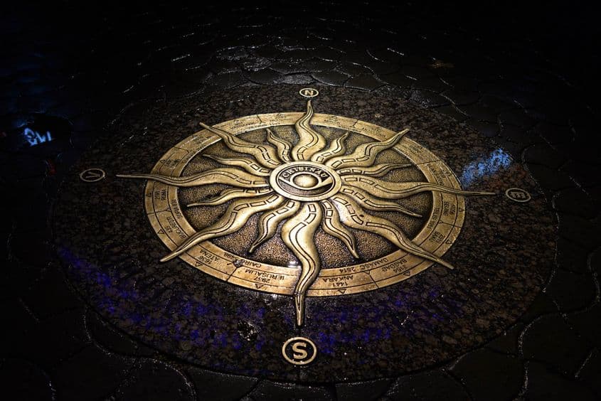 „Kilometrul zero” al Chișinăului. Foto: Lucian Muntean