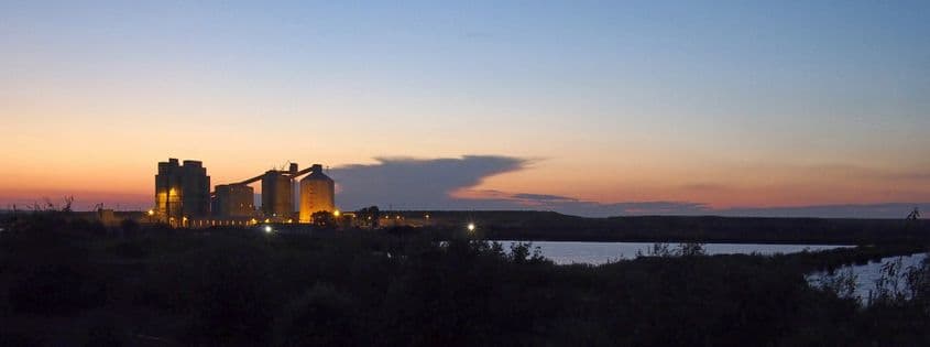 Înspre Năvodari, apusurile sunt răpitoare.