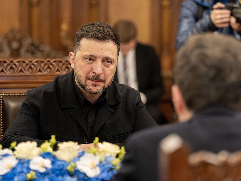 Volodimir Zelenski la București, cu ocazia Summitului B9. Foto: Administrația Prezidențială