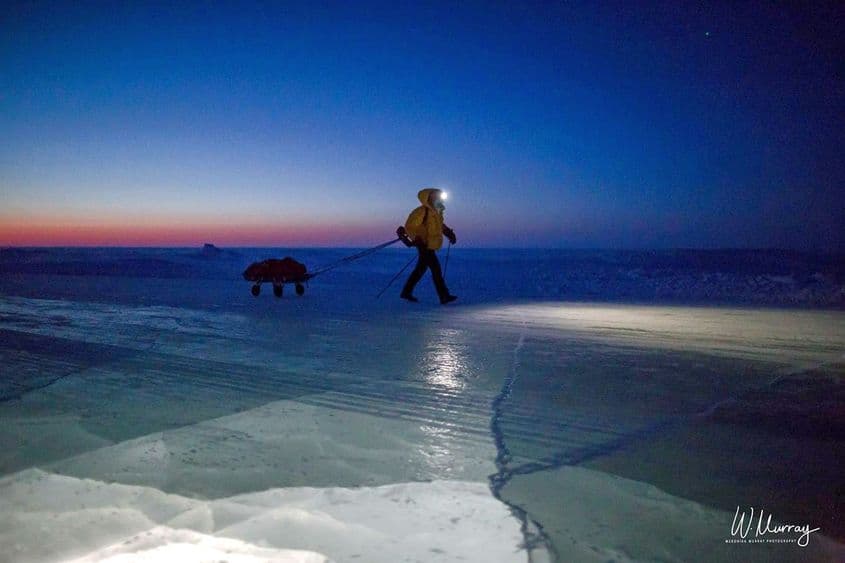 Foto: Weronika Murray la 6633 Arctic Ultra , arhiva personală Tibi Ușeriu