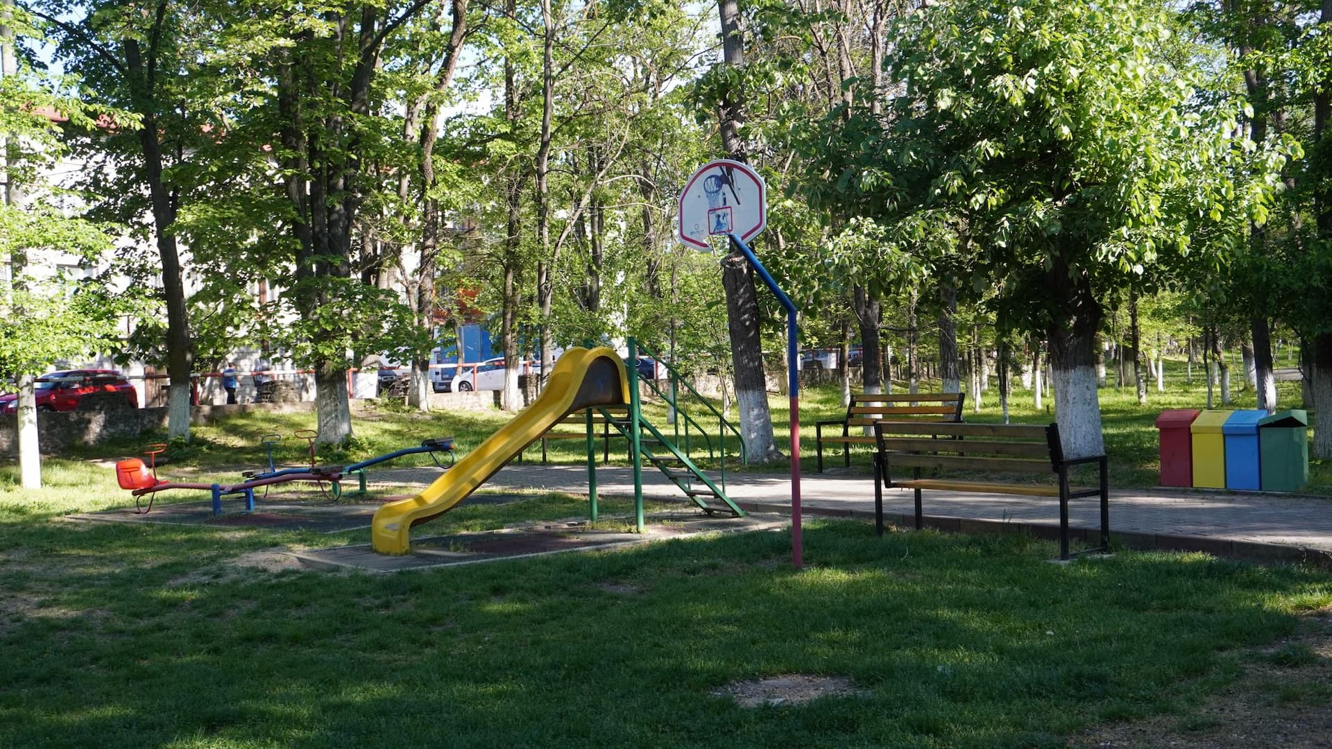 Loc de joacă din Videle, Teleorman. Foto: Laura Popa