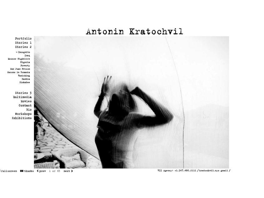 Imagine de pe site-ul personal al Antonín Kratochvíl.