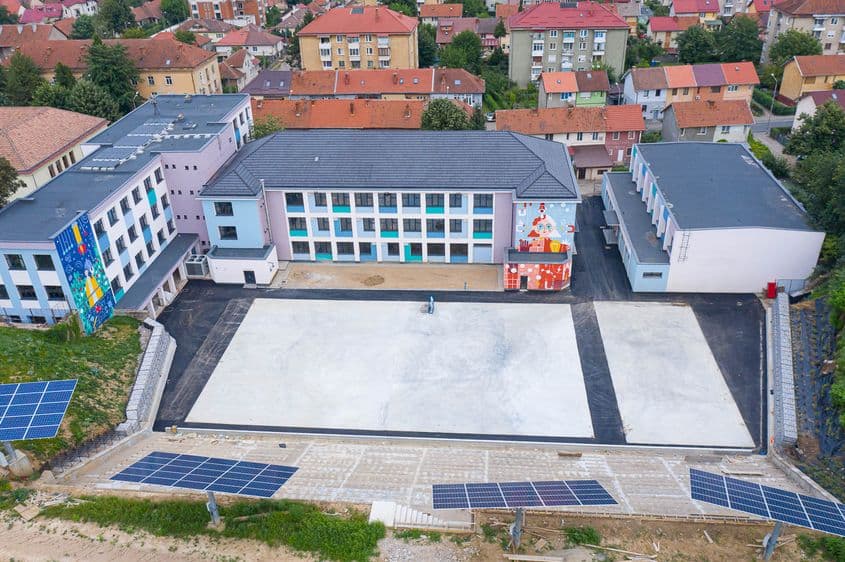 Modernizarea și reabilitarea unei unități de învățământ. Foto: Ioan Popa