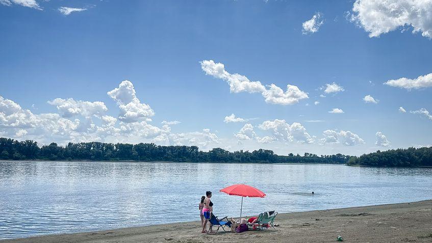 Plajele de la Dunăre: Gostinu, Giurgiu. Foto: Ana Tepșanu