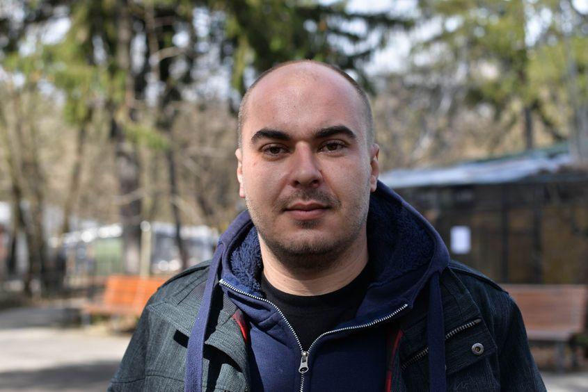 Ciprian Petrescu, medic veterinar la Zoo București. Foto: Lucian Muntean