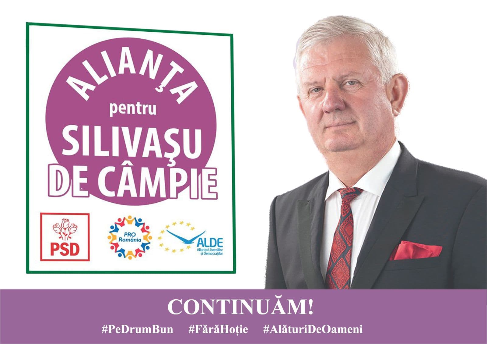 Ioan Cămărășan, primarul din cea mai mică comună bistrițeană, Silivașu de Câmpie. Foto: Facebook Ioana Cămărășan