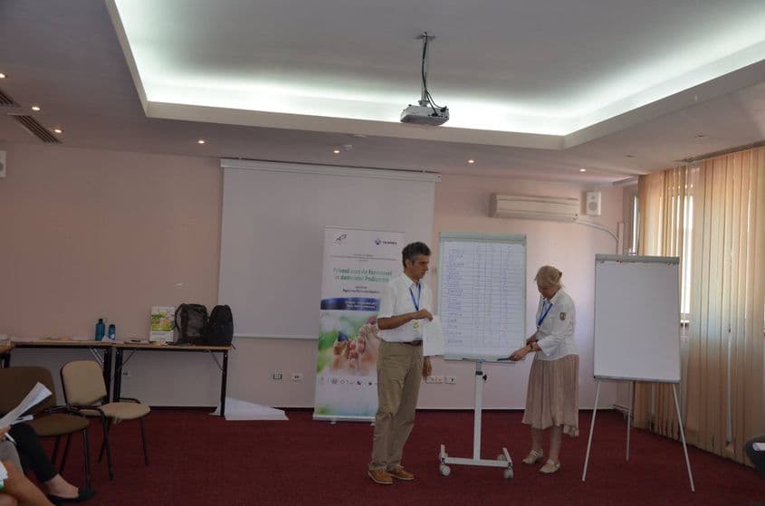 Lavinia și Marian Nanu organizează un curs de formare în podiatrie. Captură foto via Facebook