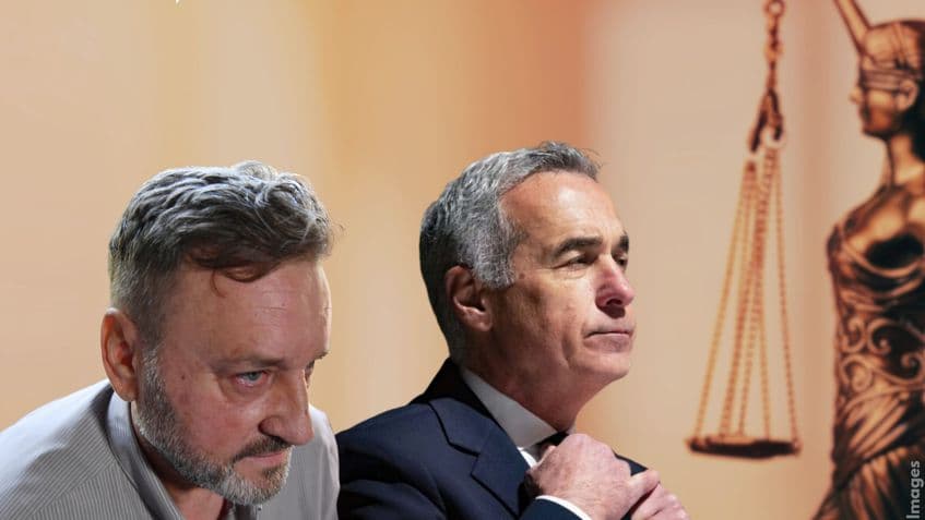 Preotul Ion Negoescu ar fi, potrivit informațiilor depuse în plângerea DIICOT, cel care i-a făcut legătura omului de afaceri Răzvan Leu cu Călin Georgescu. Foto: Agerpres Foto și Inquam Photos / Ovidiu Dumitru Matiu. Colaj realizat de Casiana Fusu