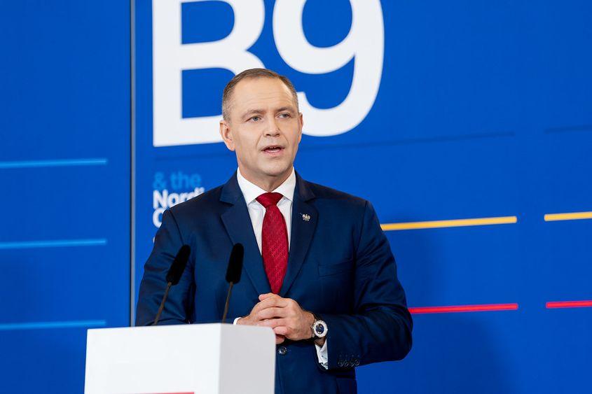 Președintele Poloniei, Karol Nawrocki, la reuniunea Formatului București 9. Foto: Administrația Prezidențială