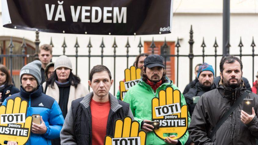 Mișcarea civică „Vă vedem din Sibiu” a stat în stradă 669 de zile.