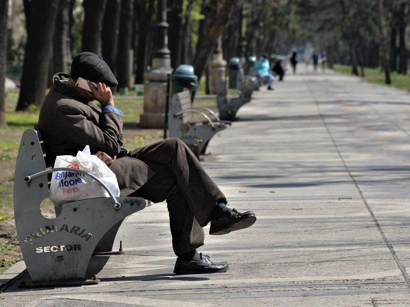 Circulația persoanelor este restricționată în perioada stării de urgență din București. Foto: Lucian Muntean