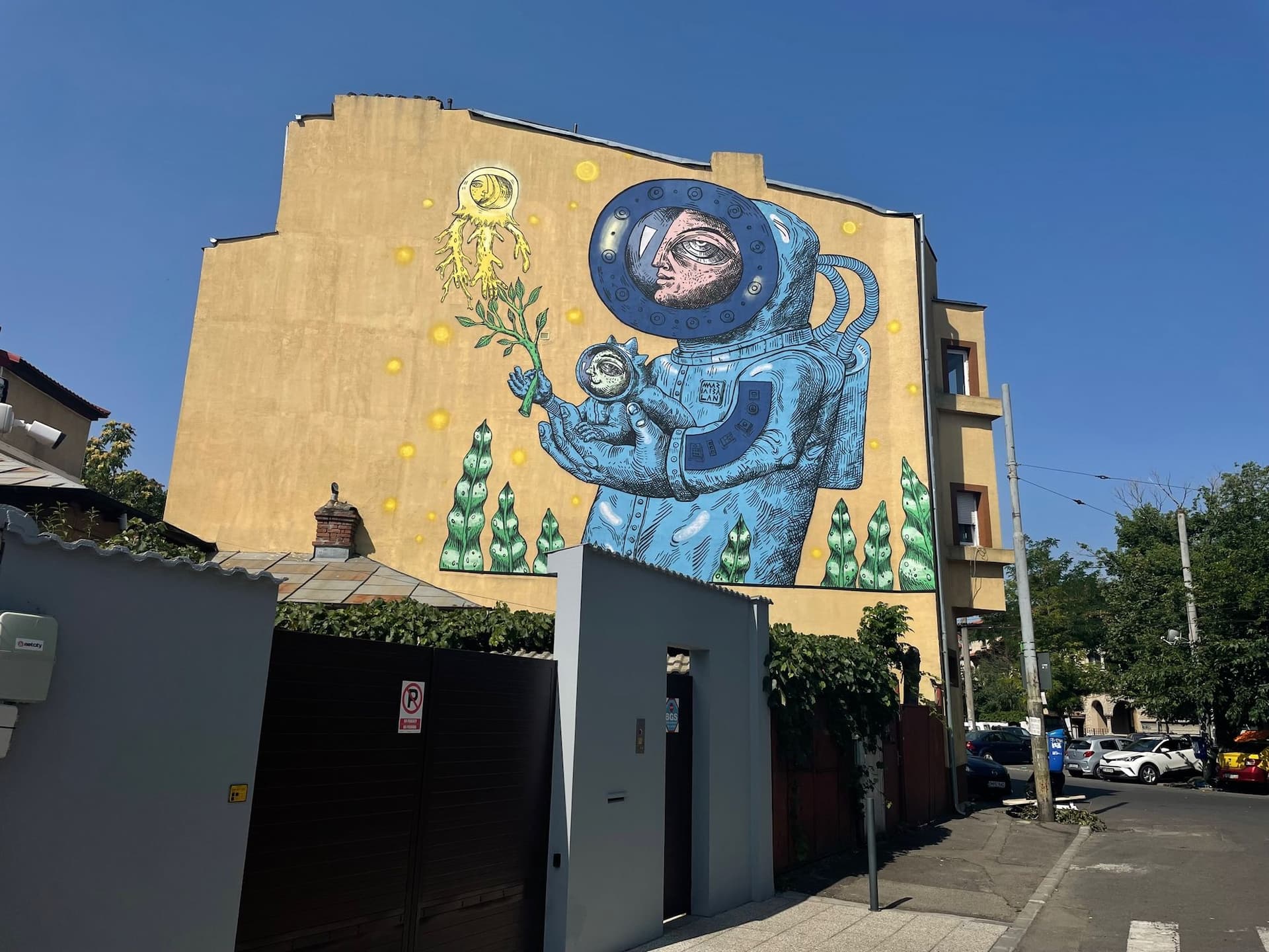 Muralul Mariei Bălan. Foto: Ana Tepșanu