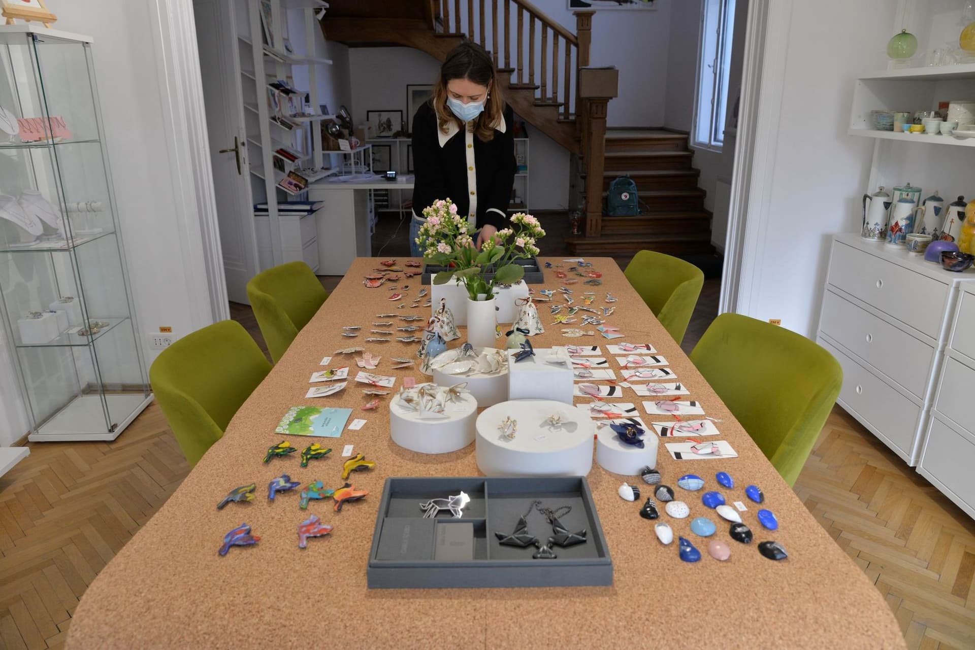 <em>Mărțișoarele sunt vedetele acestei perioade la AlbAlb. Foto Lucian Muntean</em>