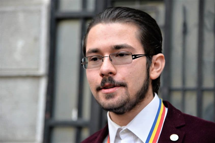 Tudor Vișan-Miu, fost președinte al Organizației de Tineret a ANRM. Foto: Lucian Muntean
