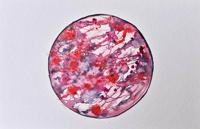 Celule canceroase. Ilustrație de Lucian Muntean.