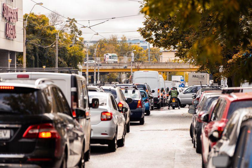 Trafic din București. FOTO: Inquam Photos/Cosmin Enache