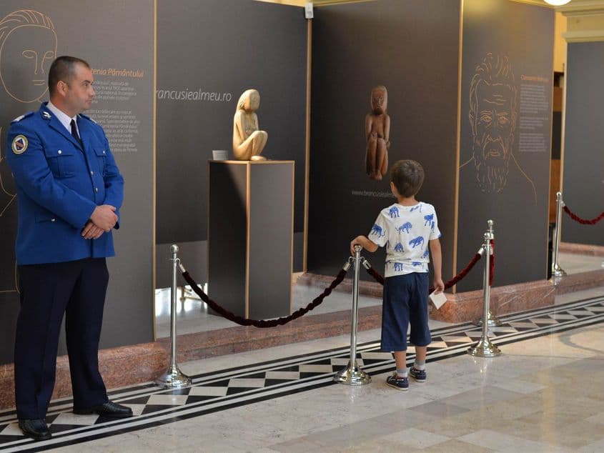 "Cumințenia Pământului" este expusă la Muzeul Băncii Naționale a României. Foto: Lucian Muntean.