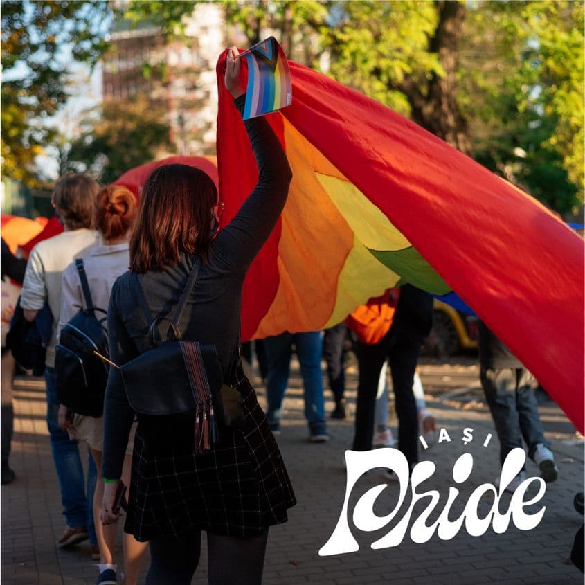 La Iași a avut loc pe 1 octombrie o primă ediție a marșului Pride. Sursa foto: Asociația Accept/ FB