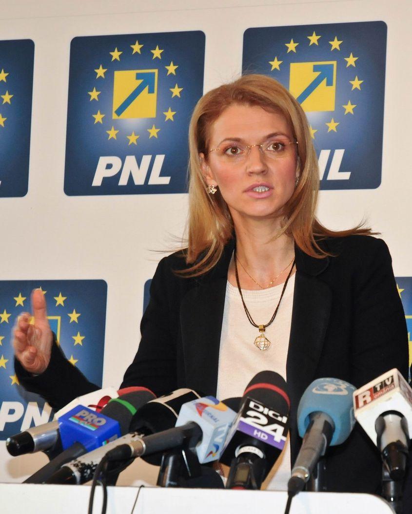 Alina Gorghiu este fostă președintă a Partidului Național Liberal. Foto: Lucian Muntean.