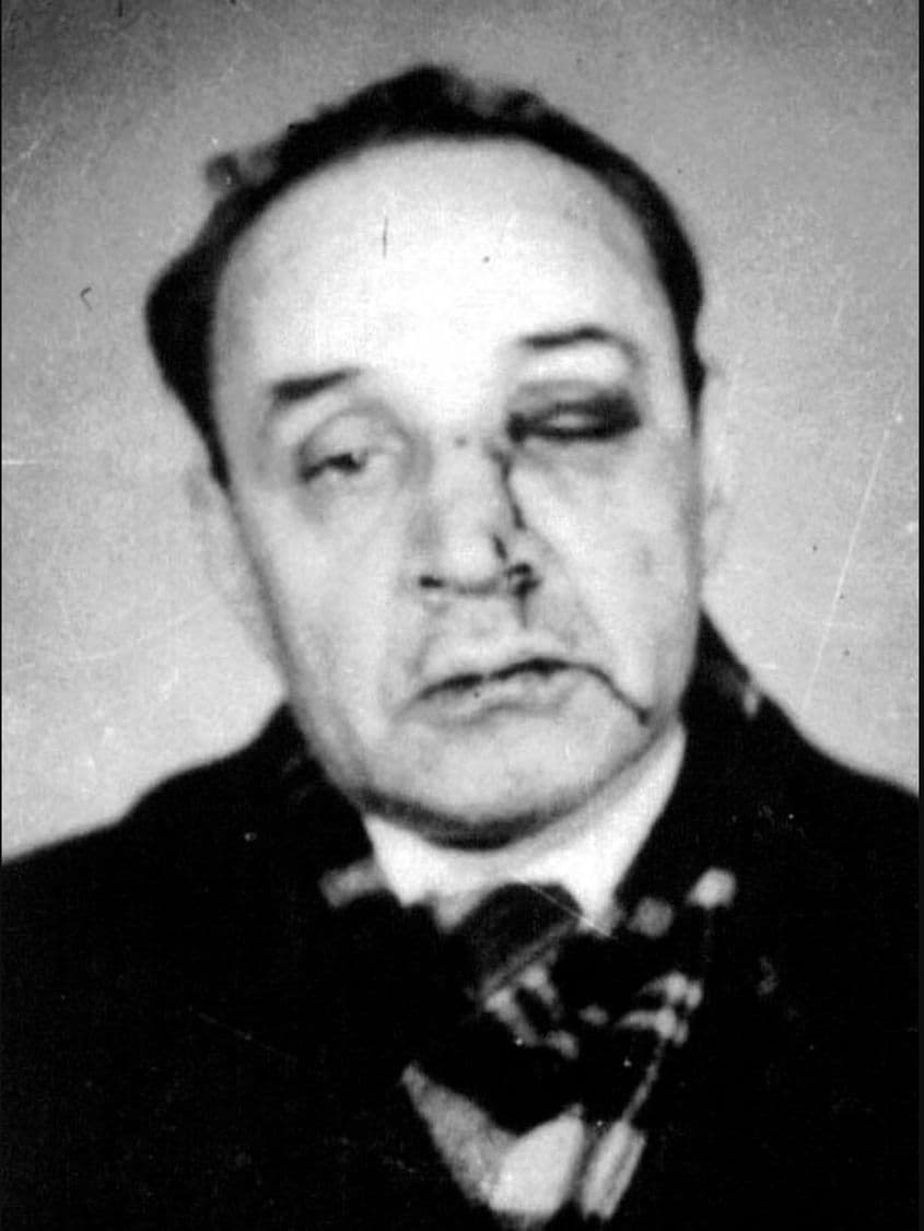 Vasile Paraschiv, după o sesiune de anchetare la Securitate în anii 80.