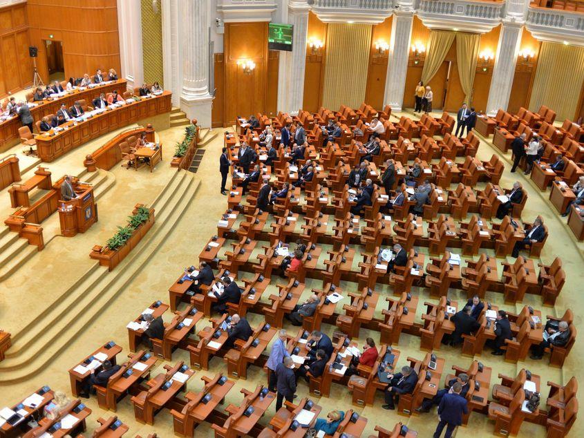 Parlamentarii au votat aproape unanim pentru dezincriminarea conflictului de interese. Foto: Lucian Muntean