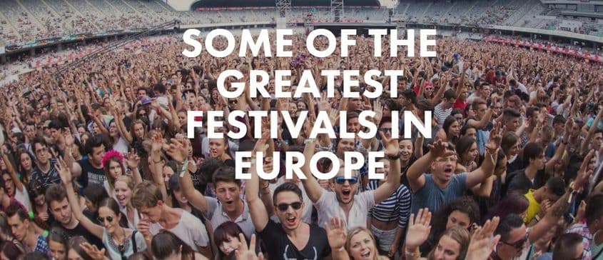 Slide al campaniei Move to Transylvania: "Câteva dintre cele mai bune festivaluri din Europa"