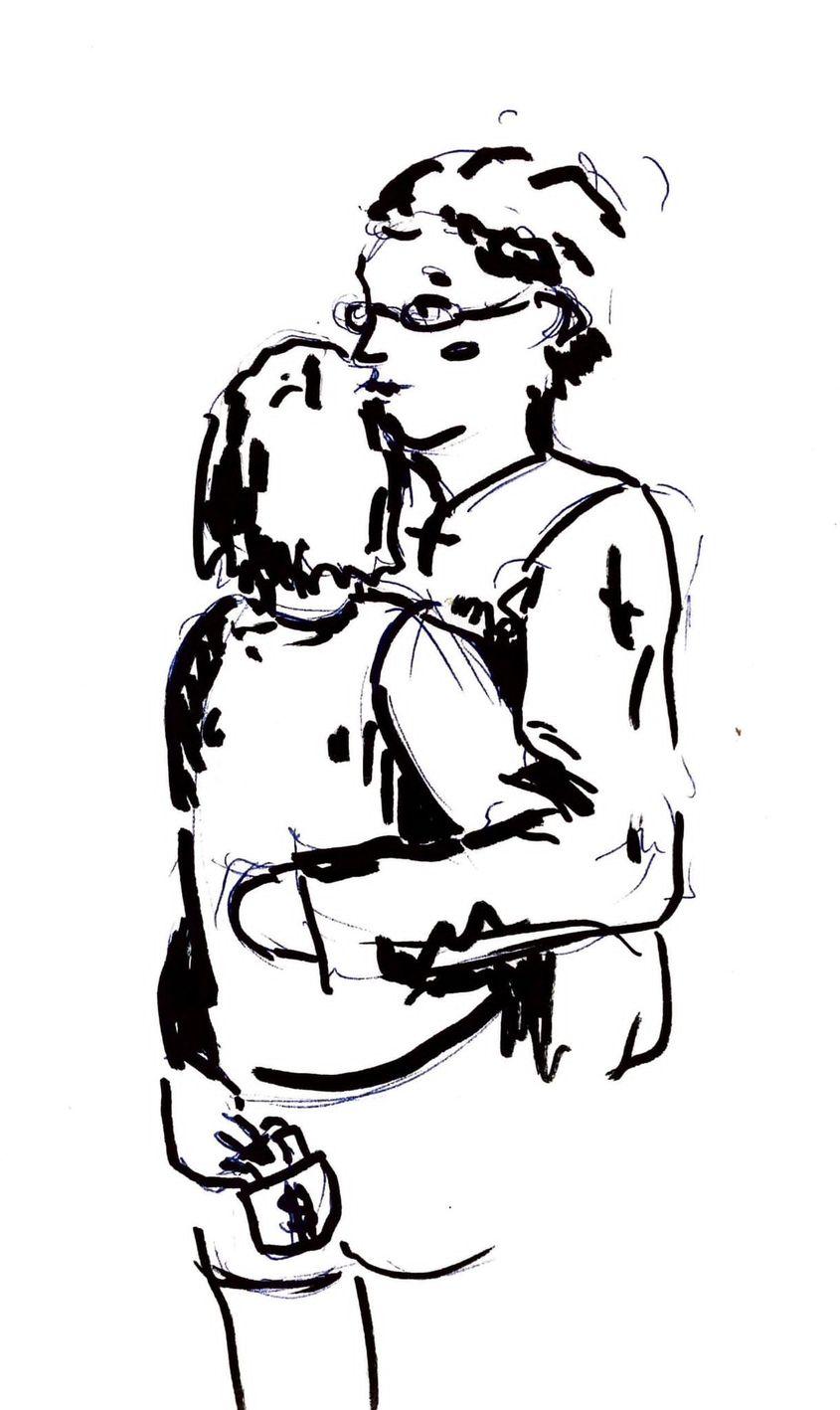 Ioan Nicuț spune că face din compasiune ce face, dar cere 400 de lei pentru timpul său. Ilustrație de Andreea Soare