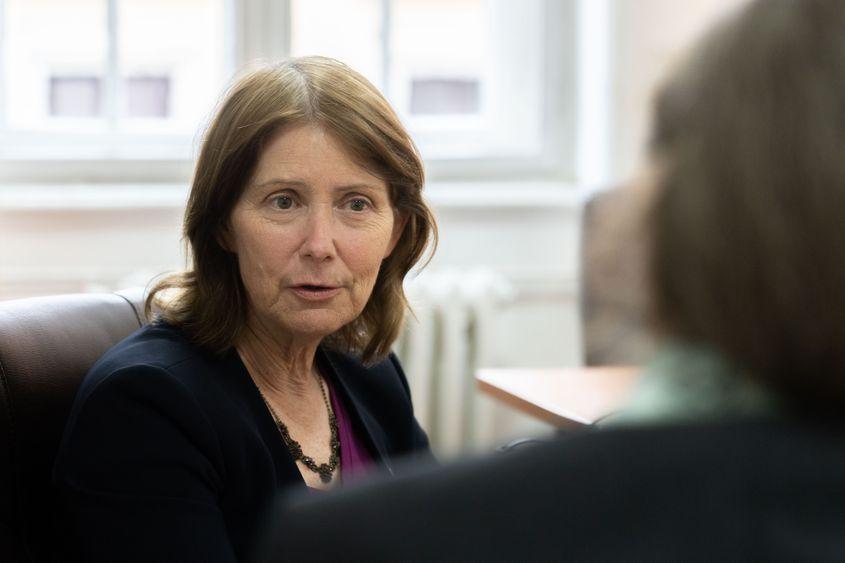 Kathleen Kavalec la Cluj, 26 octombrie 2023, Foto: Raul Ștef