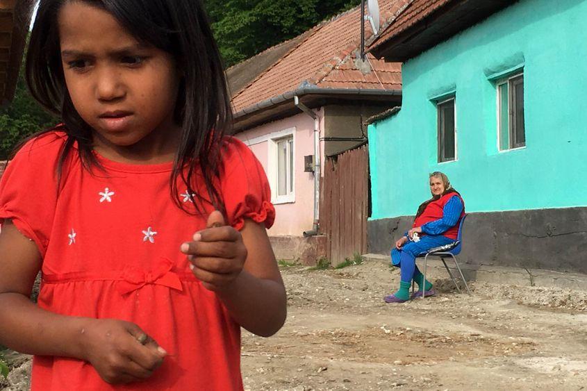 Imagine din cartierul Măgura al oraşului Bocşa, focarul de rujeolă din Caraş-Severin. Foto: Voicu Bojan