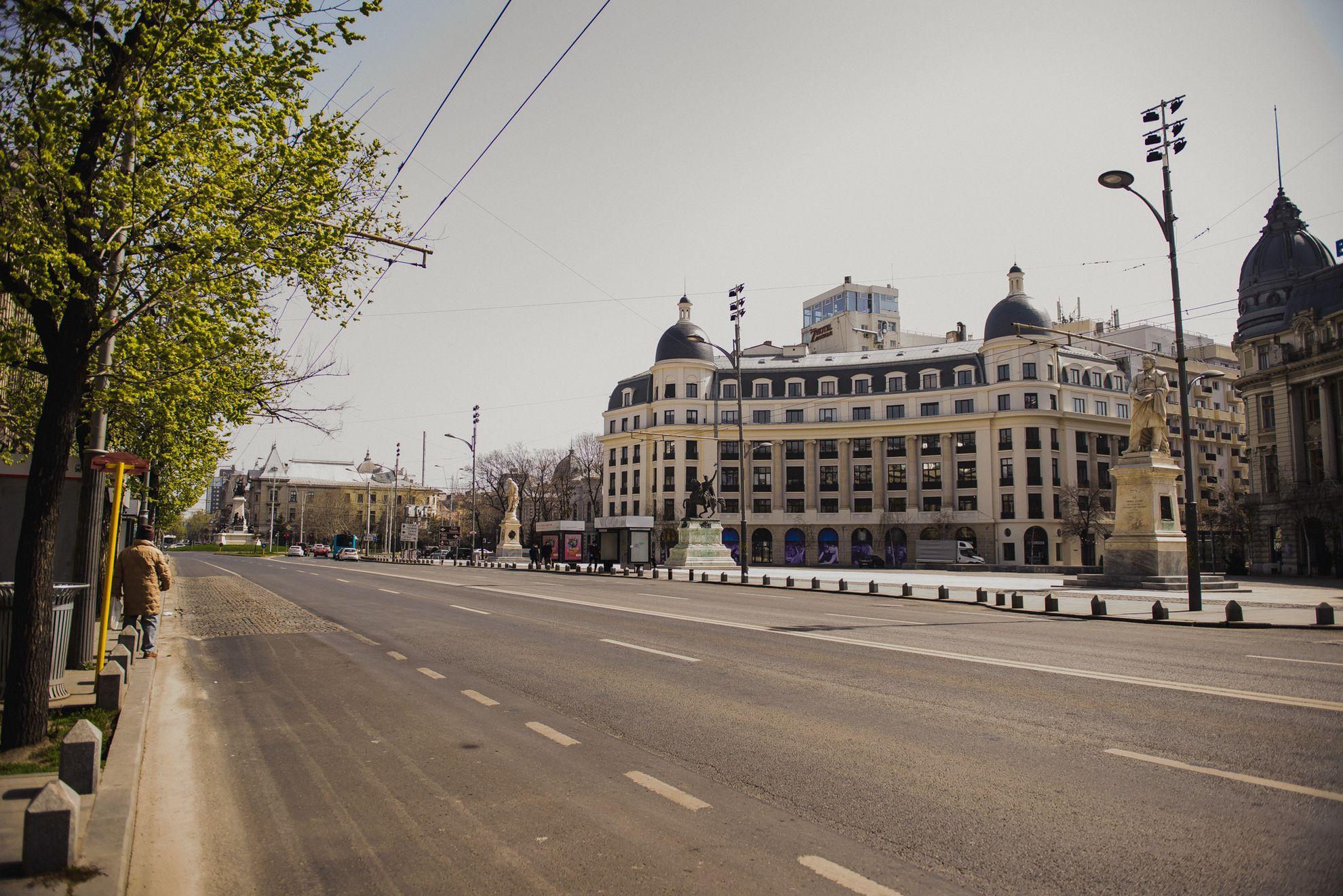Bucureștiul-fantomă din vremea coronavirusului. Foto: Ioana Epure