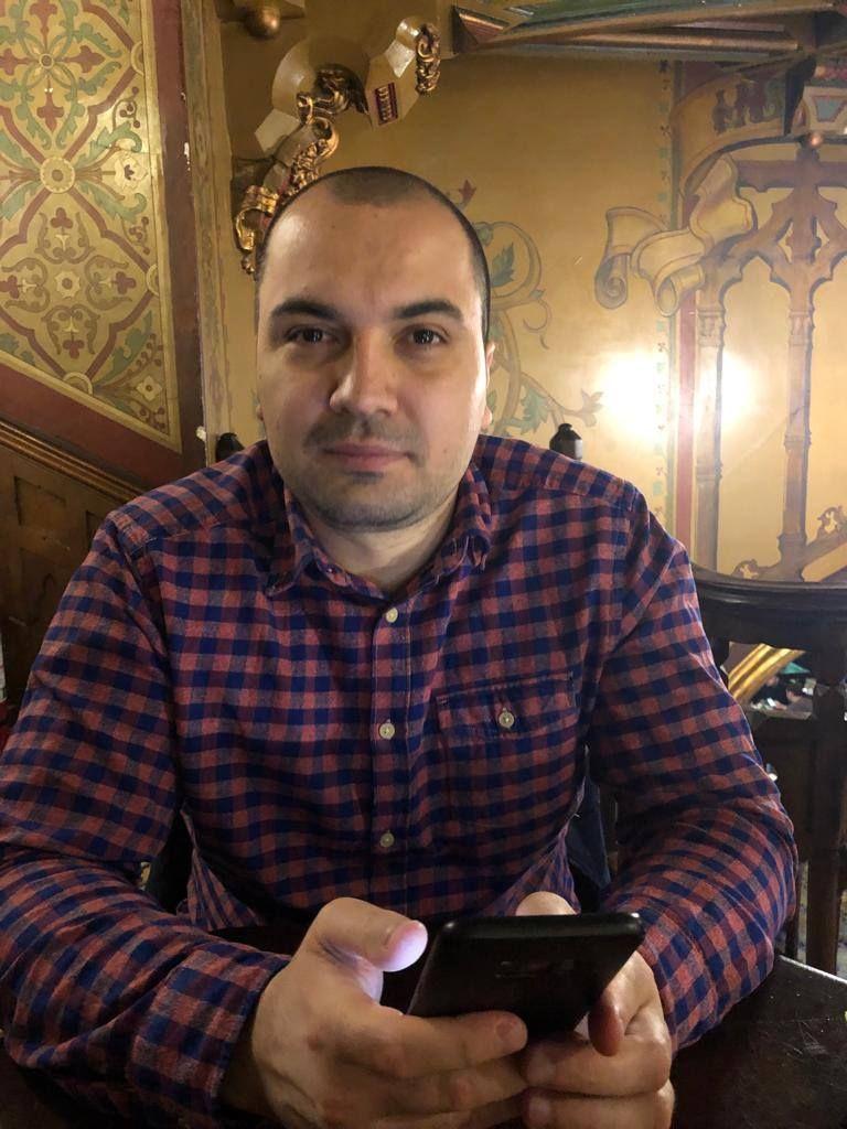 Victor Zamfir, autorul Hărții Ambroziei. Foto: Arhiva personală