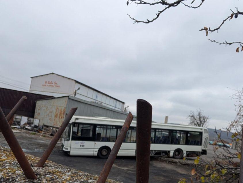 Autobuzul 699 în depoul CTP de pe strada Plevnei, fotografiat în noiembrie 2024