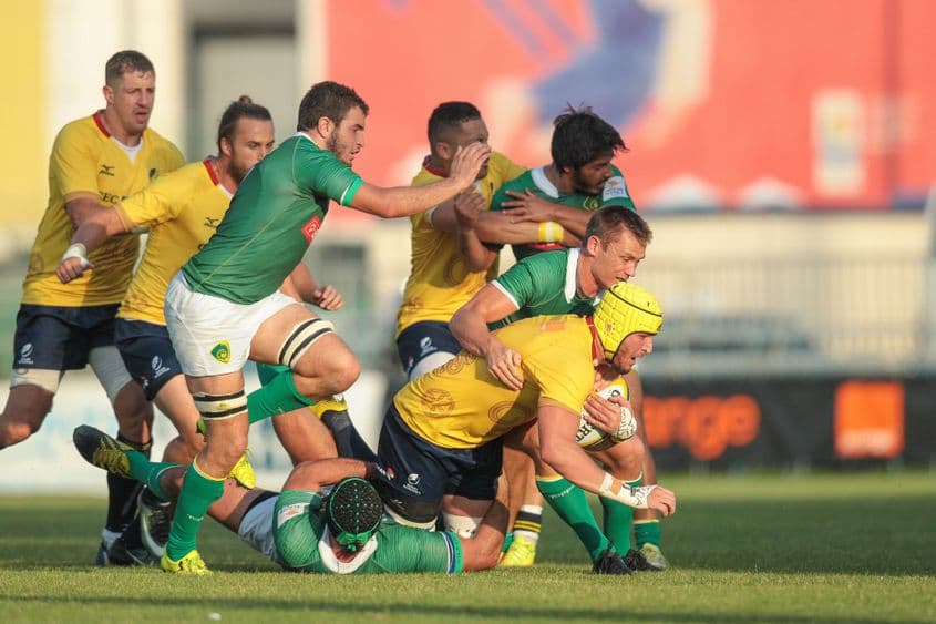 Partida de rugby dintre Romania si Brazilia, meci test, pe Stadionul National Arcul de Triumf, in Bucuresti, Romania, sambata, 24 iunie 2017. Inquam Photos / Bogdan Buda