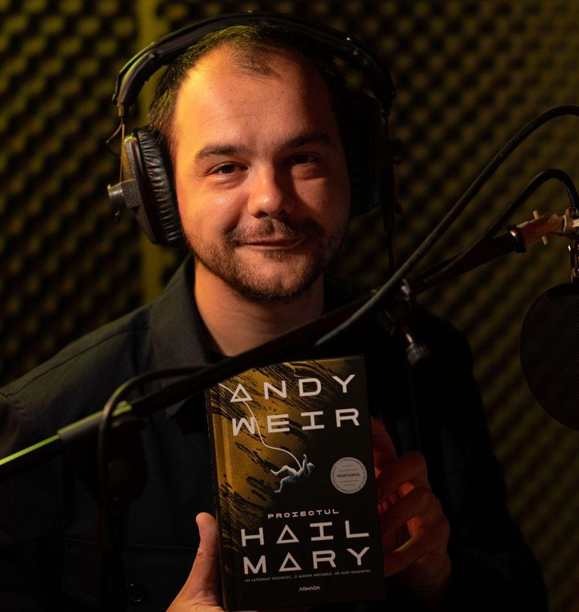 Actorul Andrei Huțuleac și cartea Proiectul Hail Mary, de Andy Weir