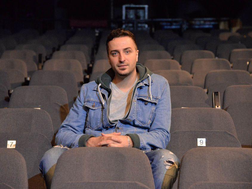 Actorul Cosmin Dominte. Foto: Lucian Muntean
