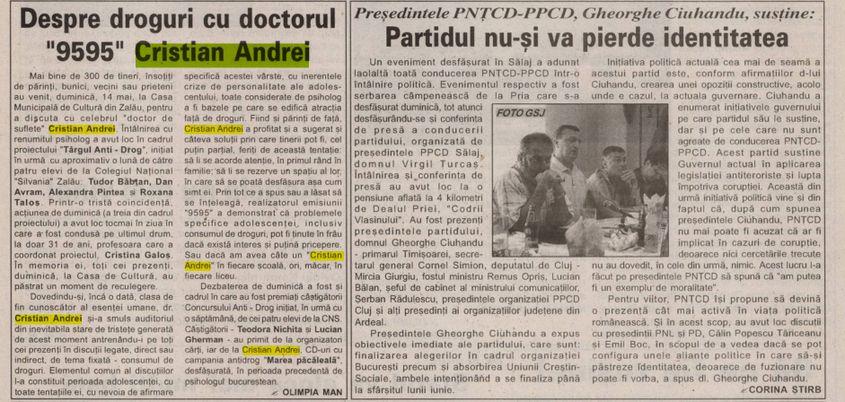 În 2004, Cristian Andrei a trecut complet în sfera media, devenind moderatorul emisiunii „9595” de la Antena 1. Foto: Arcanum