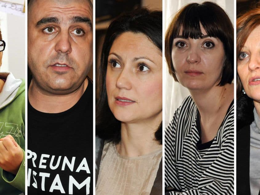 Cristina, Andrei, Carmen, Amedeea şi Oana, cinci oameni cărora le pasă. Fotografii: Lucian Muntean