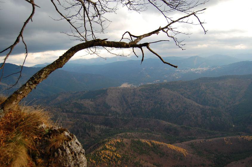 Muchia Cheii din masivul Postăvaru.