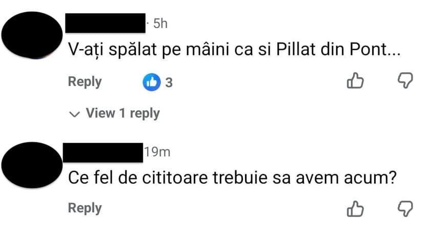 Comentarii de la medici cu privire la adoptarea platformei e-Sănătatea Mea. Captură ecran