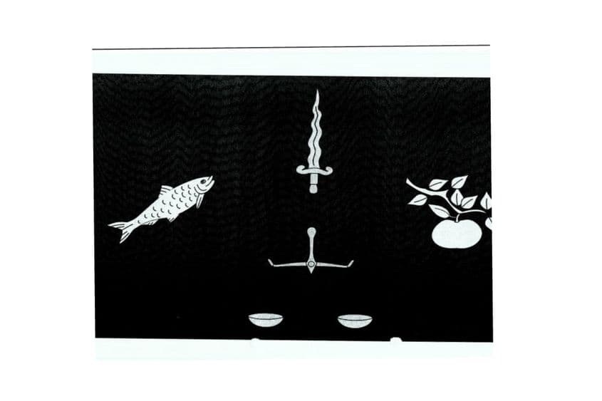 Steagul comunei Sânmihaiu de Câmpie din județul Bistrița-Năsăud.