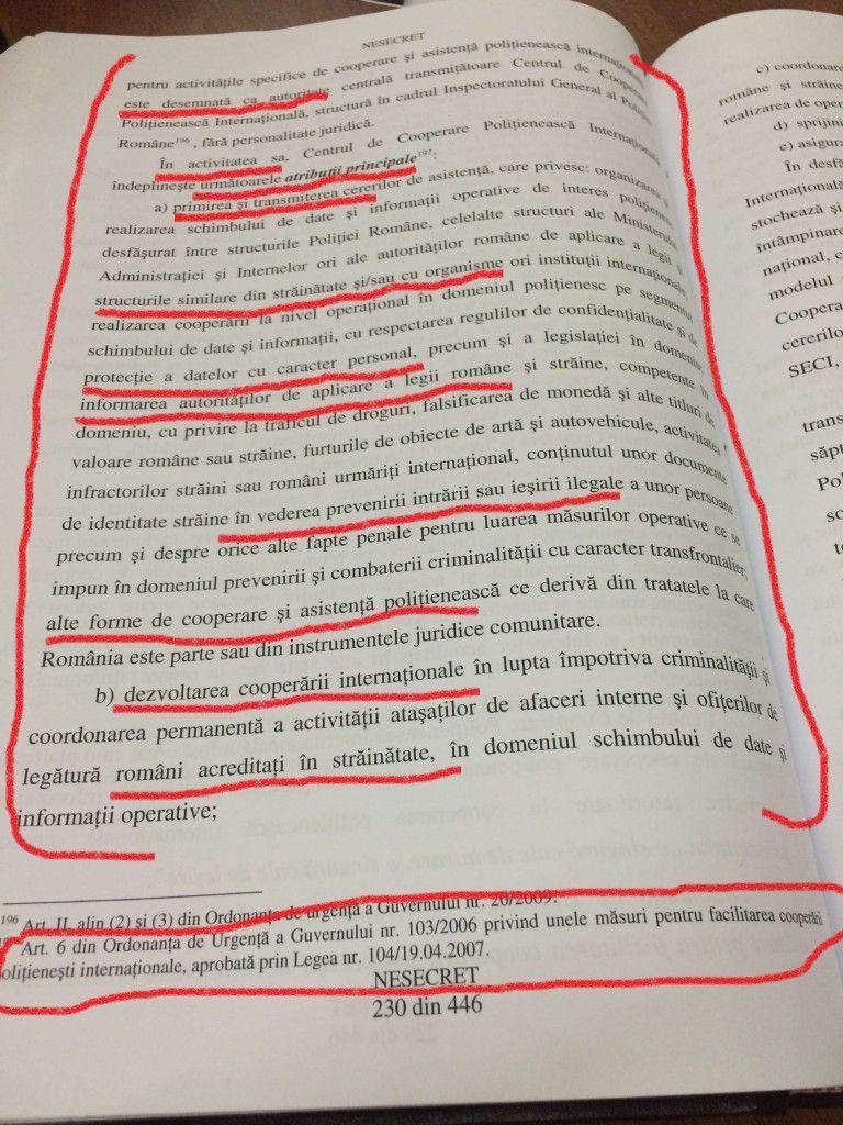 Pagina 230 din teza de doctorat a ministrului de Interne, Petre Tobă