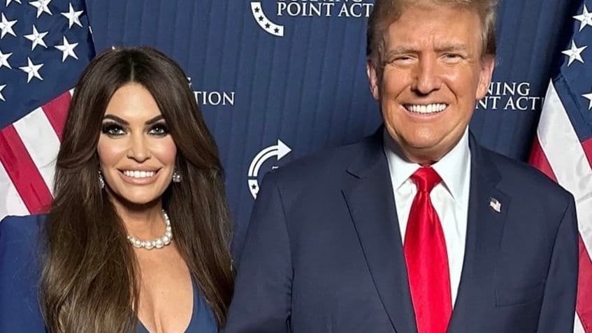 Kimberly Guilfoyle, ambasadoarea SUA în Grecia, și Donald Trump. Foto: Facebook/Kimberly Guilfoyle