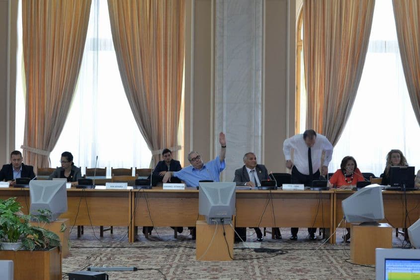 Deputații din Comisia de învăţământ l-au ascultat pe Anghel Stanciu (PSD): „De ce să nu lași pe mâine ce poți face azi?”. Foto: Lucian Muntean