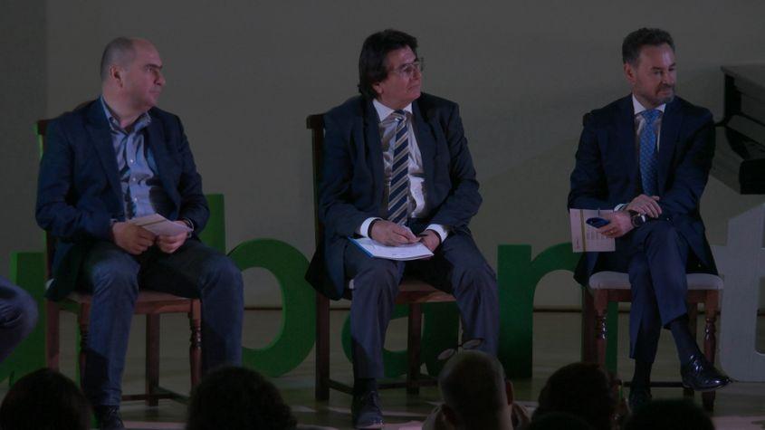 Primarii Ilie Bolojan (Oradea), Nicolae Robu (Timişoara) şi Gheorghe Falcă (Arad). Foto: Mircea Gherase