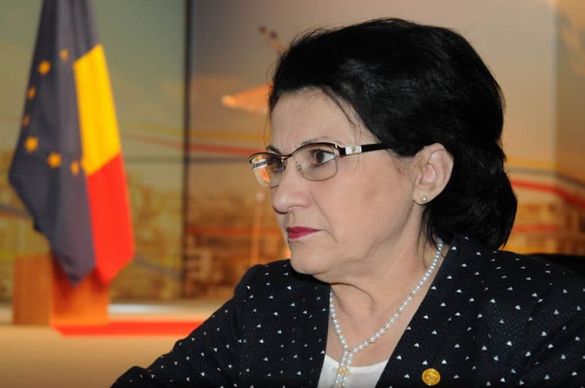 Ecaterina Andronescu nu se consideră în conflict de interese. Foto: Lucian Muntean