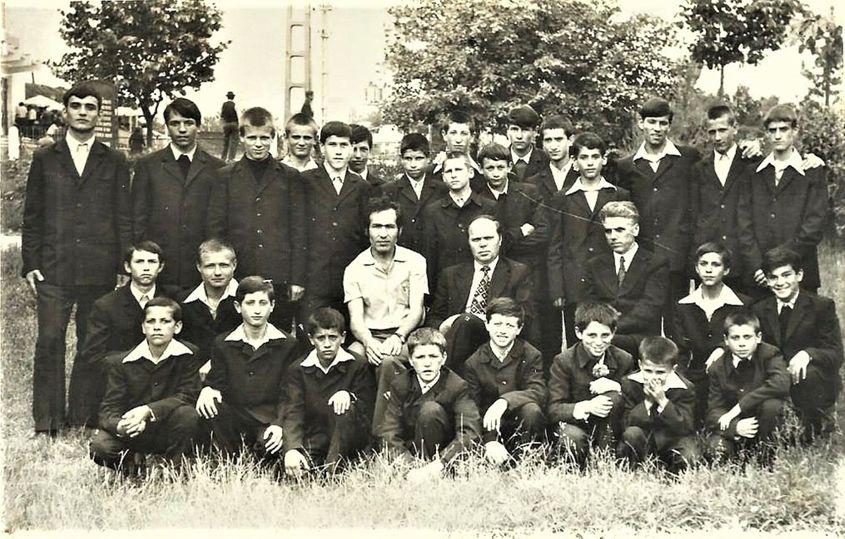 Clasă de la Casa de Copii Școlari din comuna Trușești, Botoșani (anii  ’70)