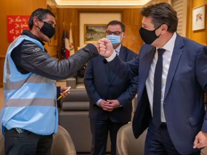 Jojo și primarul din Nisa, Christian Estrosi