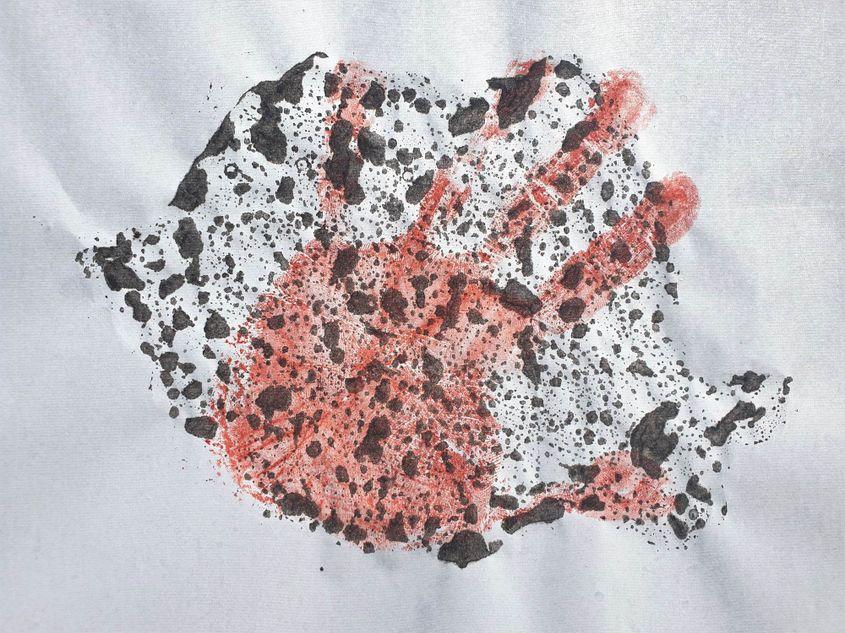 Radiografie imaginară a pandemiei Coronavirus în România. Ilustrație: Lucian Muntean